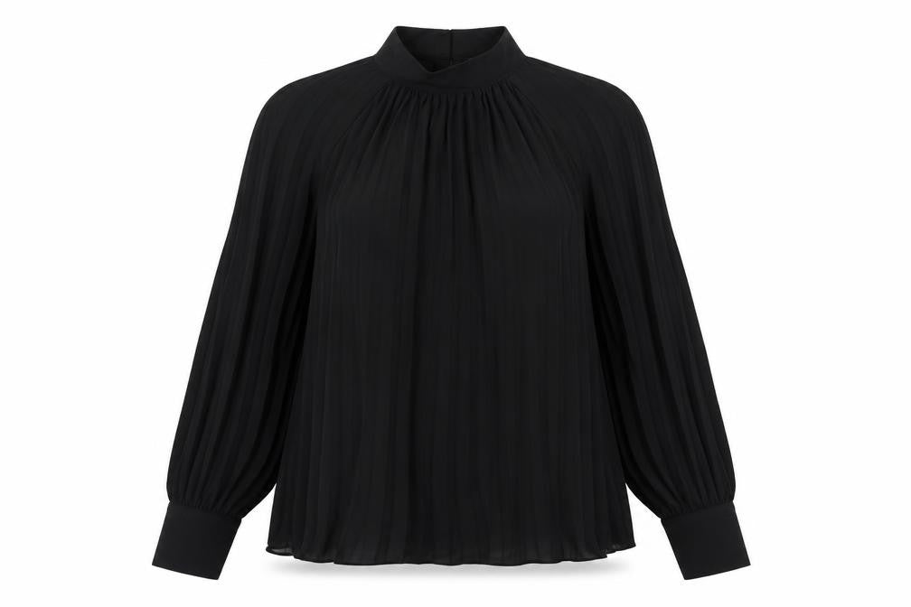 Womens UK Size XS H&M Black Basic Blouse