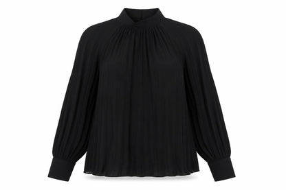 Womens UK Size XS H&M Black Basic Blouse