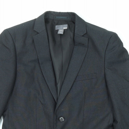 Mens UK Size 44 H&M Regular Black Suit Jacket