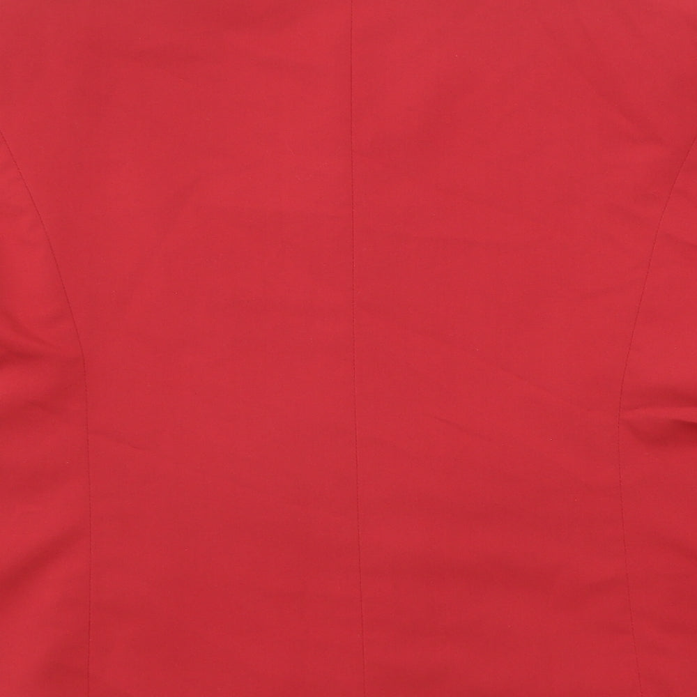 Womens UK Size 14 Classic Regular Red Suit Jacket