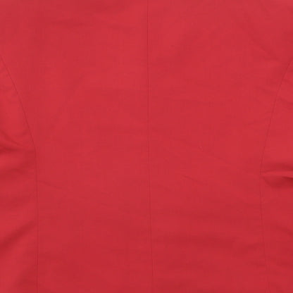 Womens UK Size 14 Classic Regular Red Suit Jacket