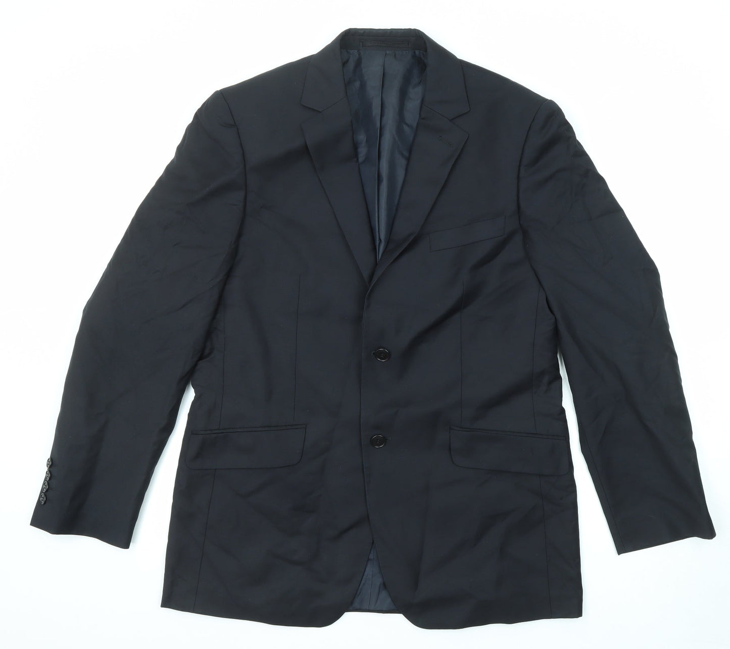 Mens UK Size 40 French Connection Regular Blue Suit Jacket
