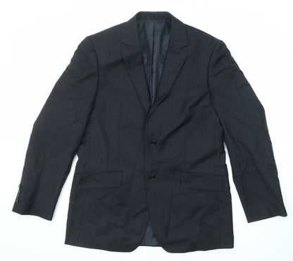 Mens UK Size 40 French Connection Regular Blue Suit Jacket