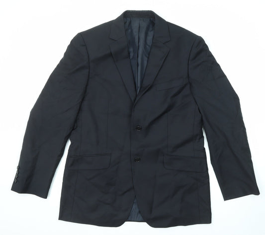 Mens UK Size 40 French Connection Regular Blue Suit Jacket