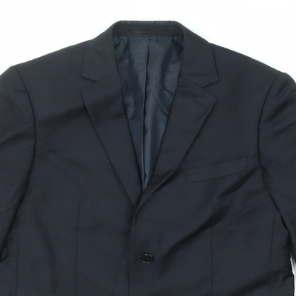 Mens UK Size 40 French Connection Regular Blue Suit Jacket