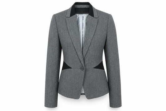 Womens UK Size 12 Debenhams Regular Grey Blazer
