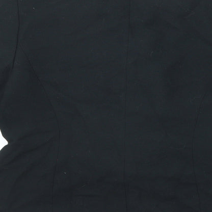 Dorothy Perkins Womens Black Wool Jacket Suit Jacket Size 12