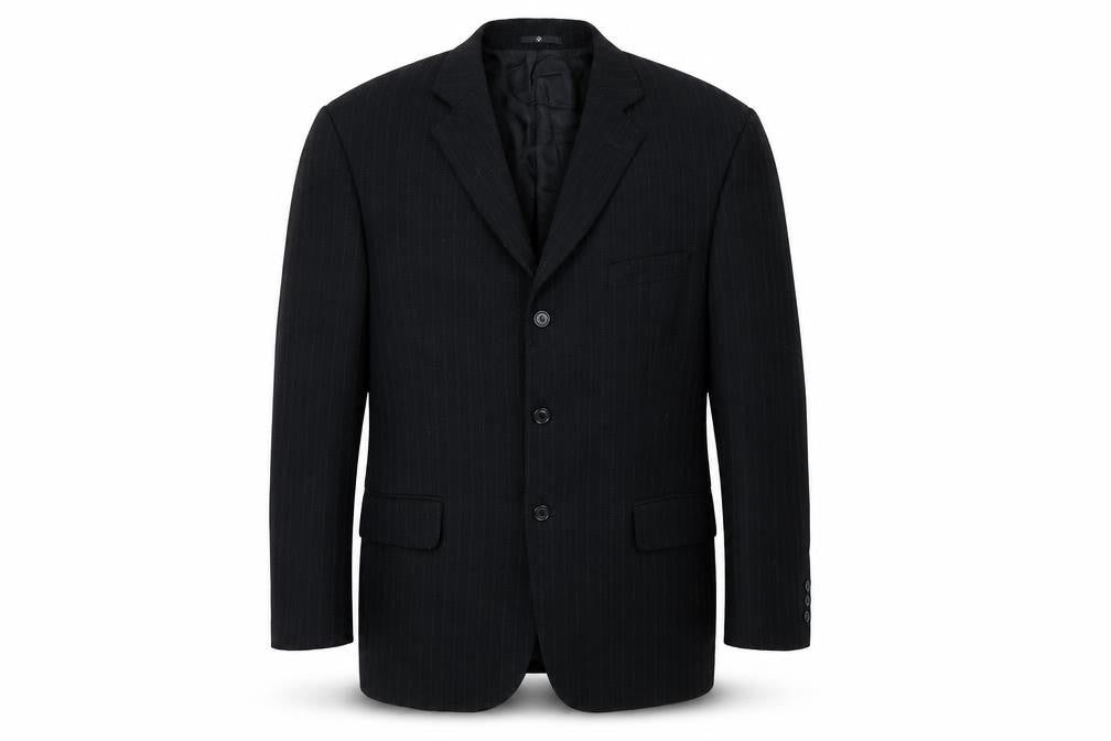 Mens UK Size 46 Ciro Citterio Regular Black Suit Jacket