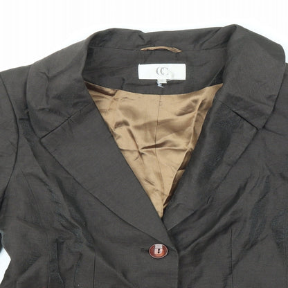Womens UK Size 10 CC Brown Jacket