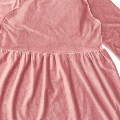 In the Style Womens Pink Polyester A-Line Size 10 Round Neck Pullover