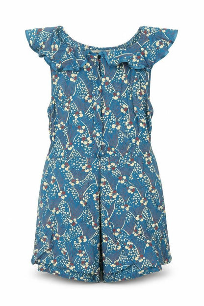 Womens UK Size 6 River Island One-Piece Blue Playsuit