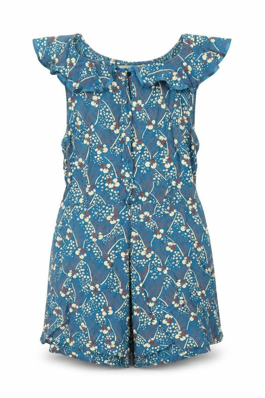 Womens UK Size 6 River Island One-Piece Blue Playsuit