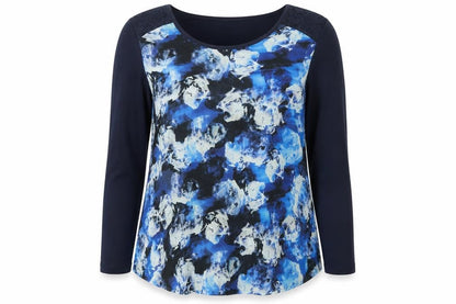Womens UK Size XL Together Blue Basic Blouse