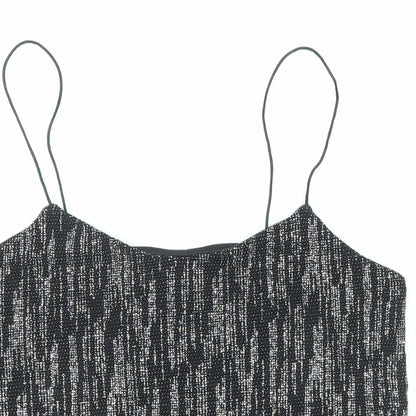 Womens UK Size 8 River Island Black Camisole Tank