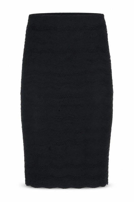 River Island Womens Black Polyester Bandage Skirt Size 8