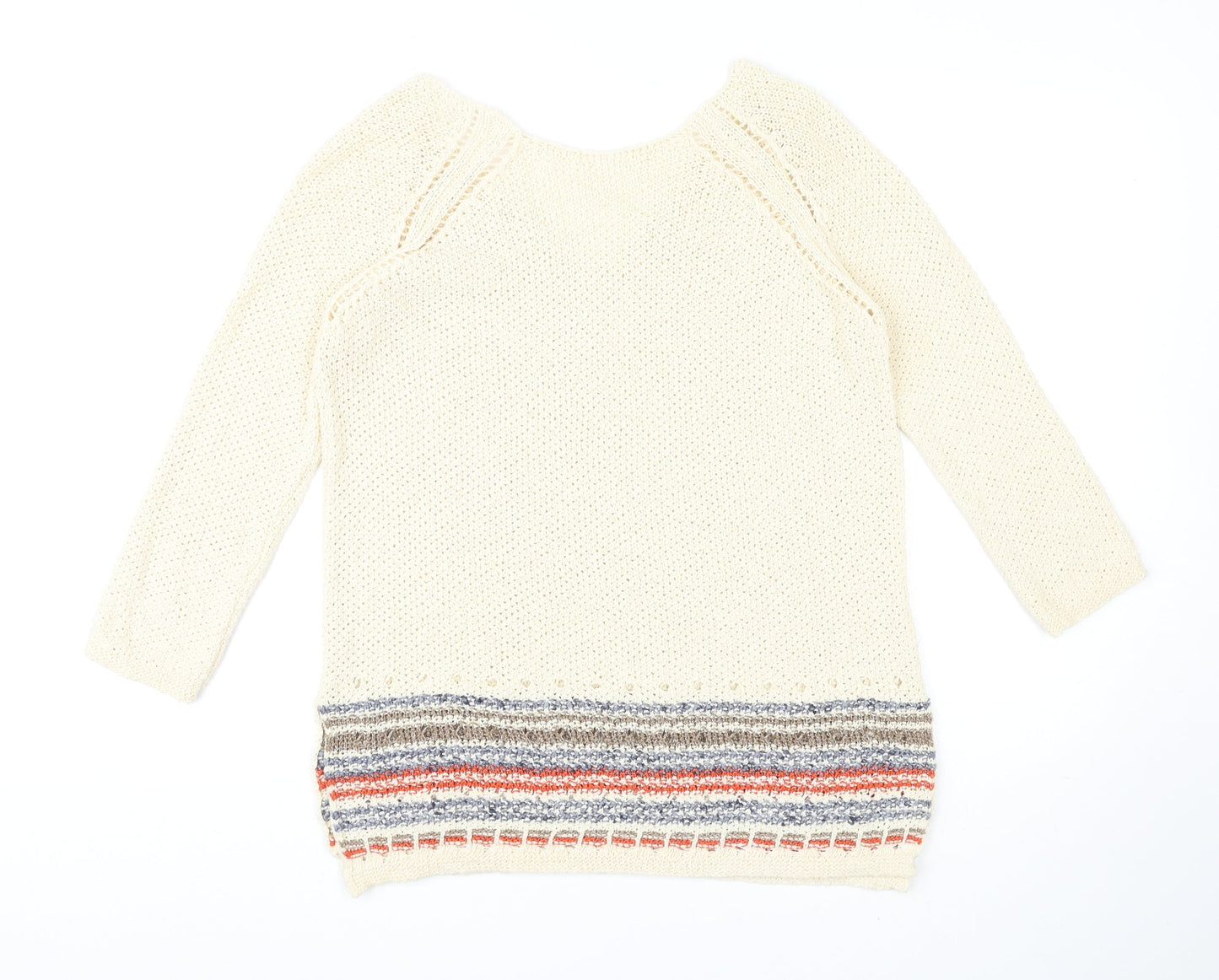 Womens UK Size 10 NEXT Ivory Pullover Jumper