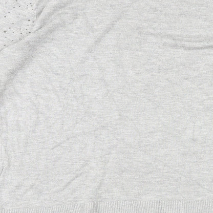 Womens UK Size 12 Warehouse Grey Pullover Jumper