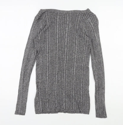 Womens UK Size 10 Marks and Spencer Grey Pullover Jumper
