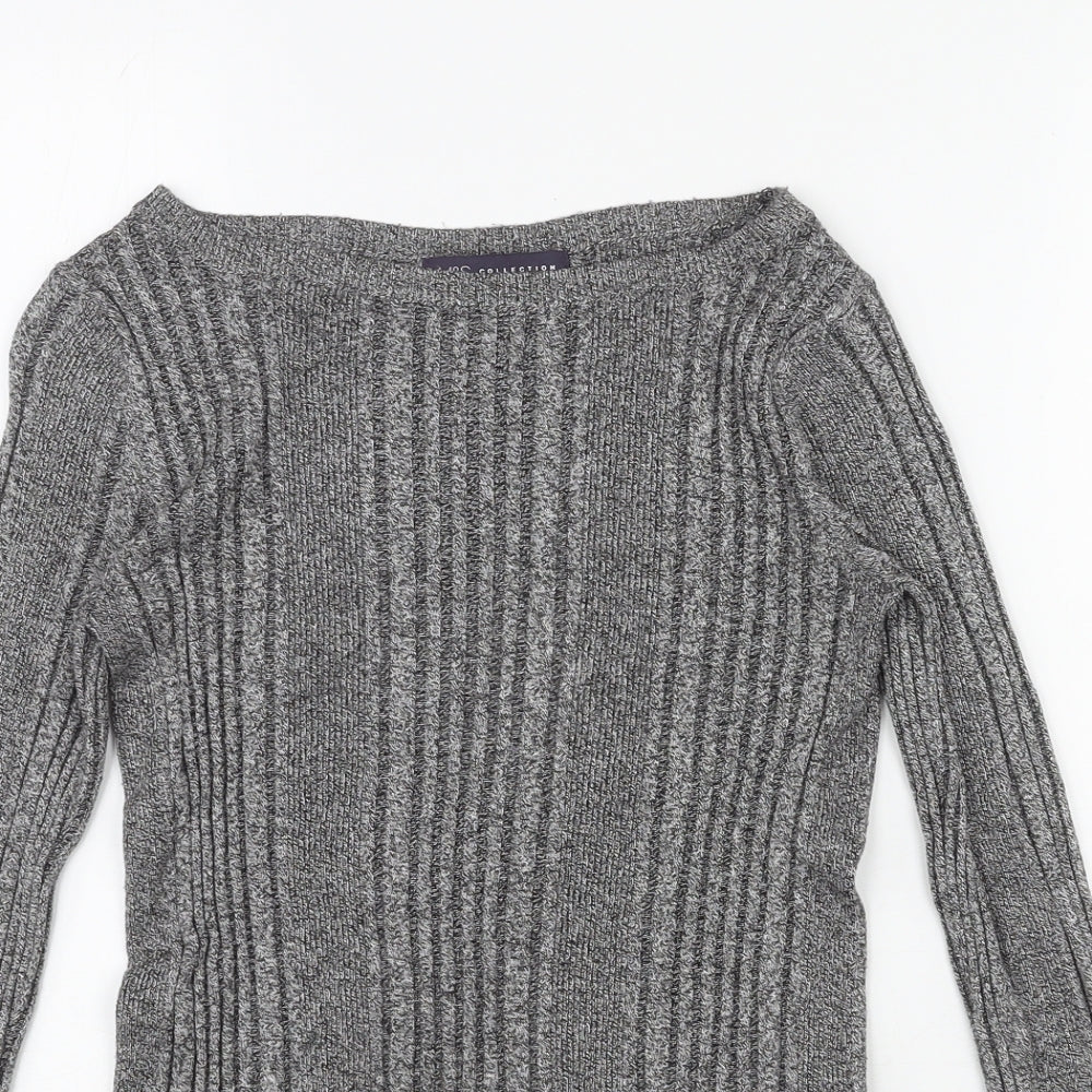 Womens UK Size 10 Marks and Spencer Grey Pullover Jumper