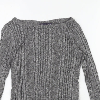 Womens UK Size 10 Marks and Spencer Grey Pullover Jumper