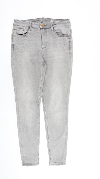 Womens UK Size 12 Marks and Spencer Slim Fit Skinny Grey Jeans