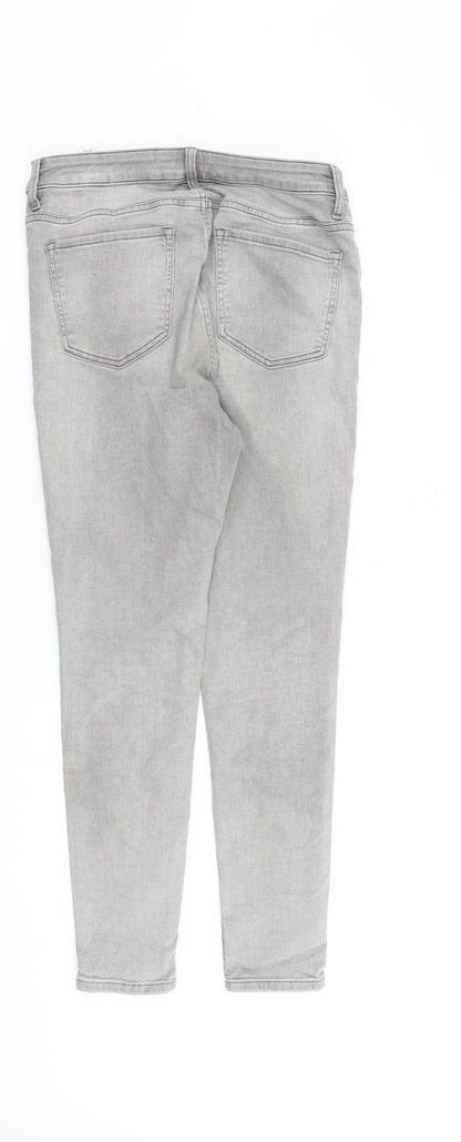 Womens UK Size 12 Marks and Spencer Slim Fit Skinny Grey Jeans