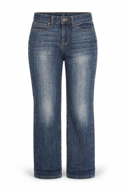 Womens UK Size 6 Gap Regular Fit Straight Blue Jeans