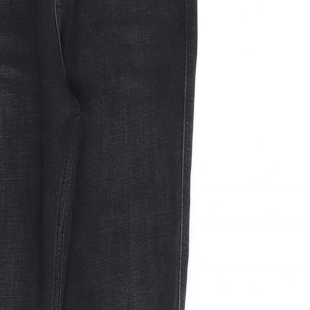 H&M Mens Black Cotton Skinny Jeans Size 28 in L31 in Slim Zip