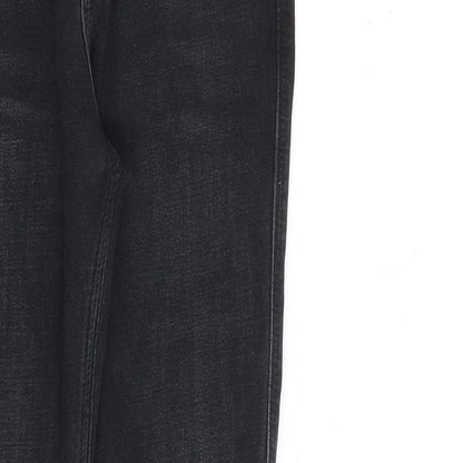 H&M Mens Black Cotton Skinny Jeans Size 28 in L31 in Slim Zip