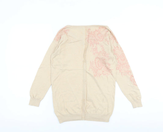 Womens UK Size S Monsoon Beige Pullover Jumper