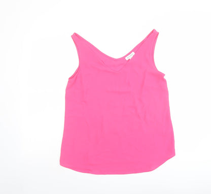 Womens UK Size 12 Warehouse Pink Basic Tank