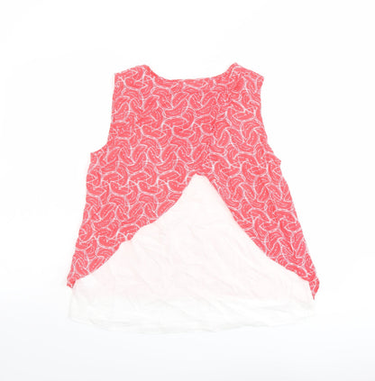 Womens UK Size 10 Oliver Bonas Pink Basic Tank
