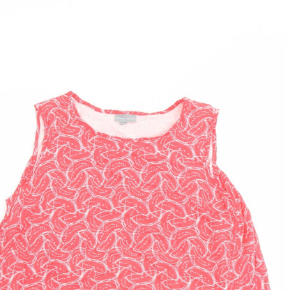 Womens UK Size 10 Oliver Bonas Pink Basic Tank