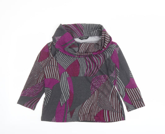 Womens UK Size 14 Classic Multicoloured Basic Blouse