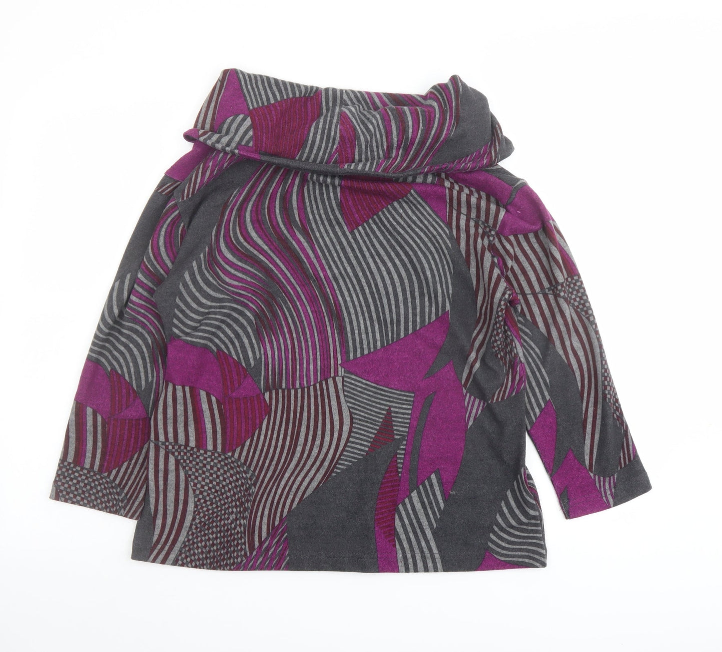 Womens UK Size 14 Classic Multicoloured Basic Blouse