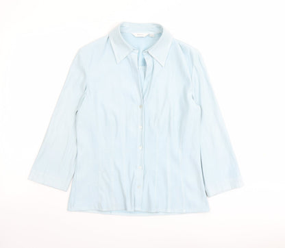 Womens UK Size 12 NEXT Blue Camisole Button-Up