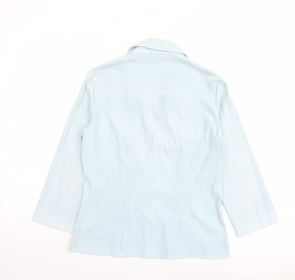 Womens UK Size 12 NEXT Blue Camisole Button-Up