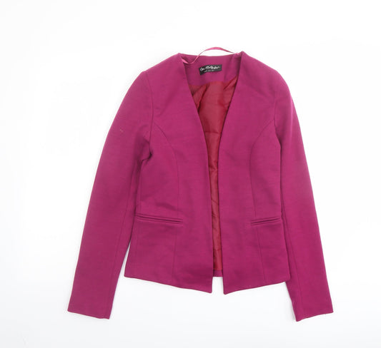 Miss Selfridge Womens Purple Jacket Blazer Size 4
