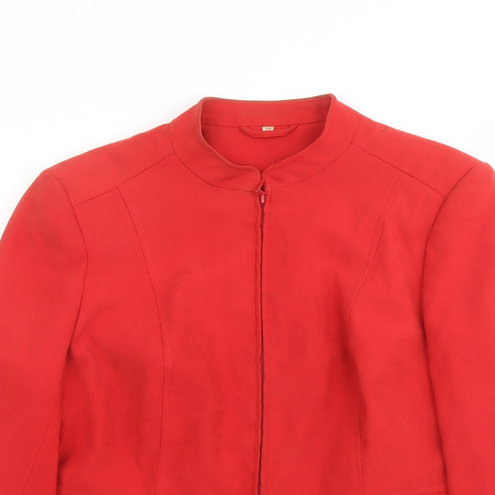 Womens UK Size 14 EWM Red Jacket