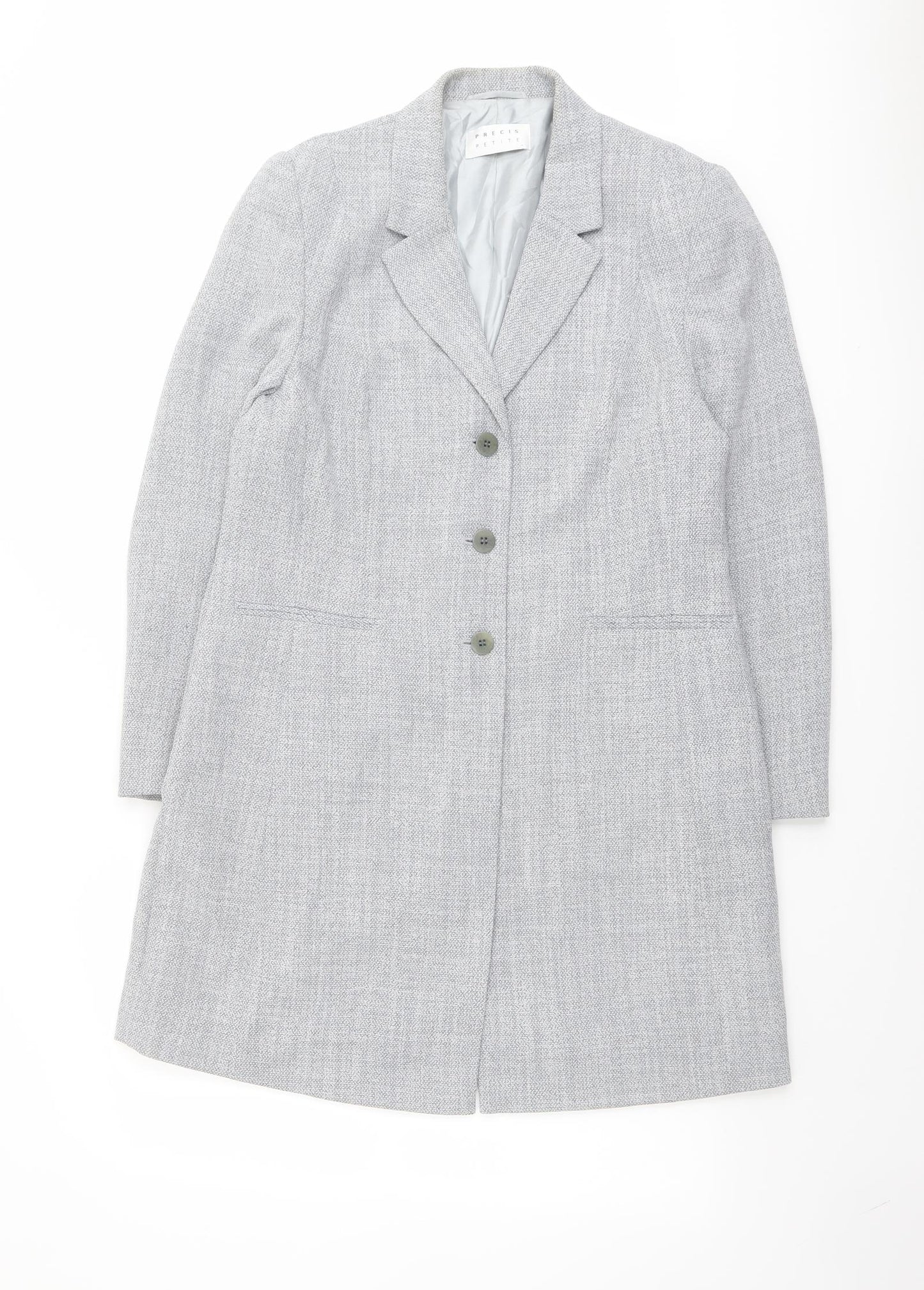 Womens UK Size 14 Precis Grey Overcoat