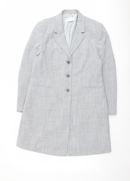 Womens UK Size 14 Precis Grey Overcoat