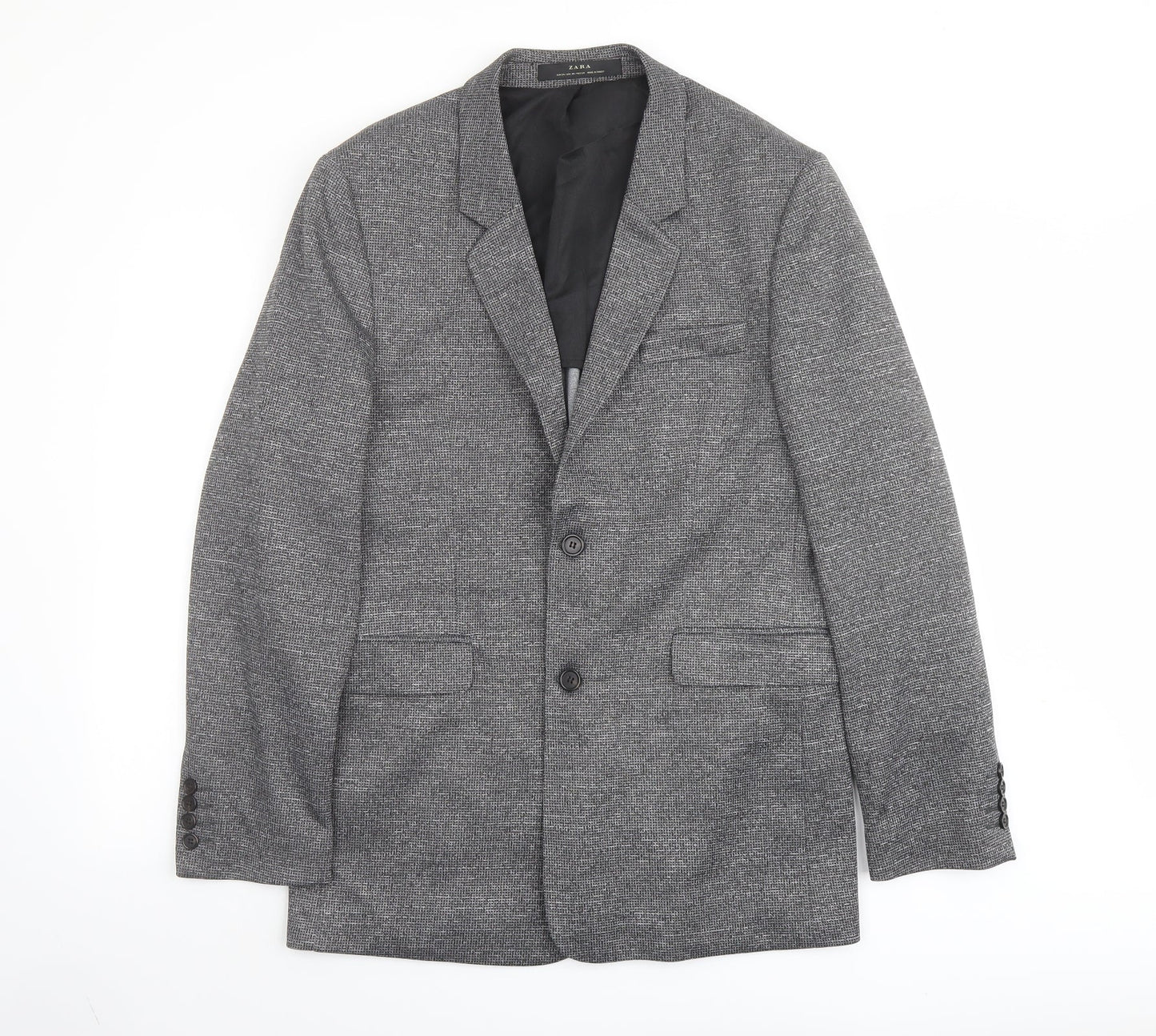 Mens UK Size 42 Zara Regular Grey Suit Jacket