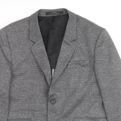 Mens UK Size 42 Zara Regular Grey Suit Jacket