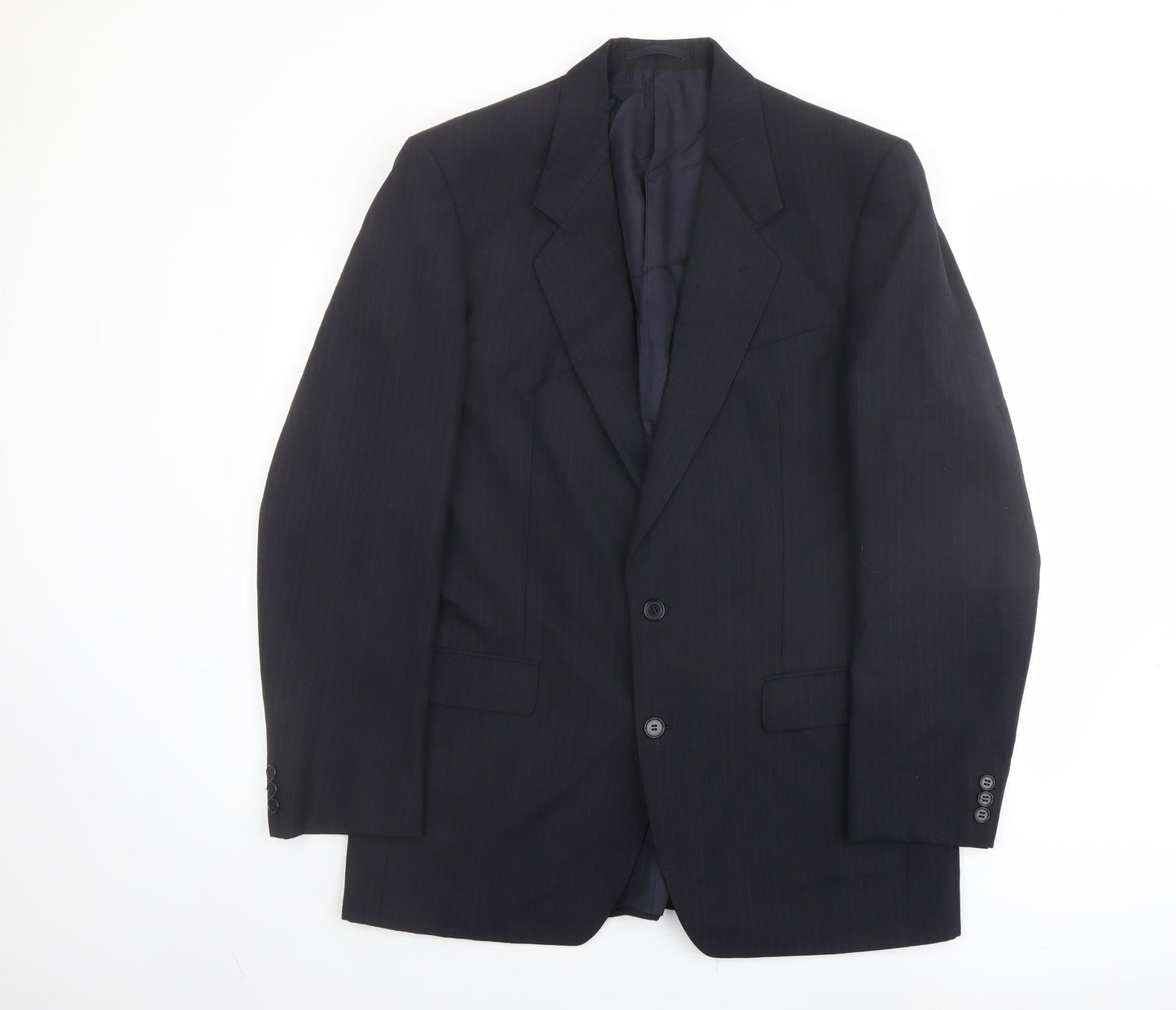 Mens UK Size 40 Marks and Spencer Regular Blue Suit Jacket