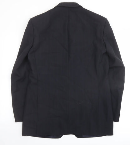 Mens UK Size 40 Marks and Spencer Regular Blue Suit Jacket