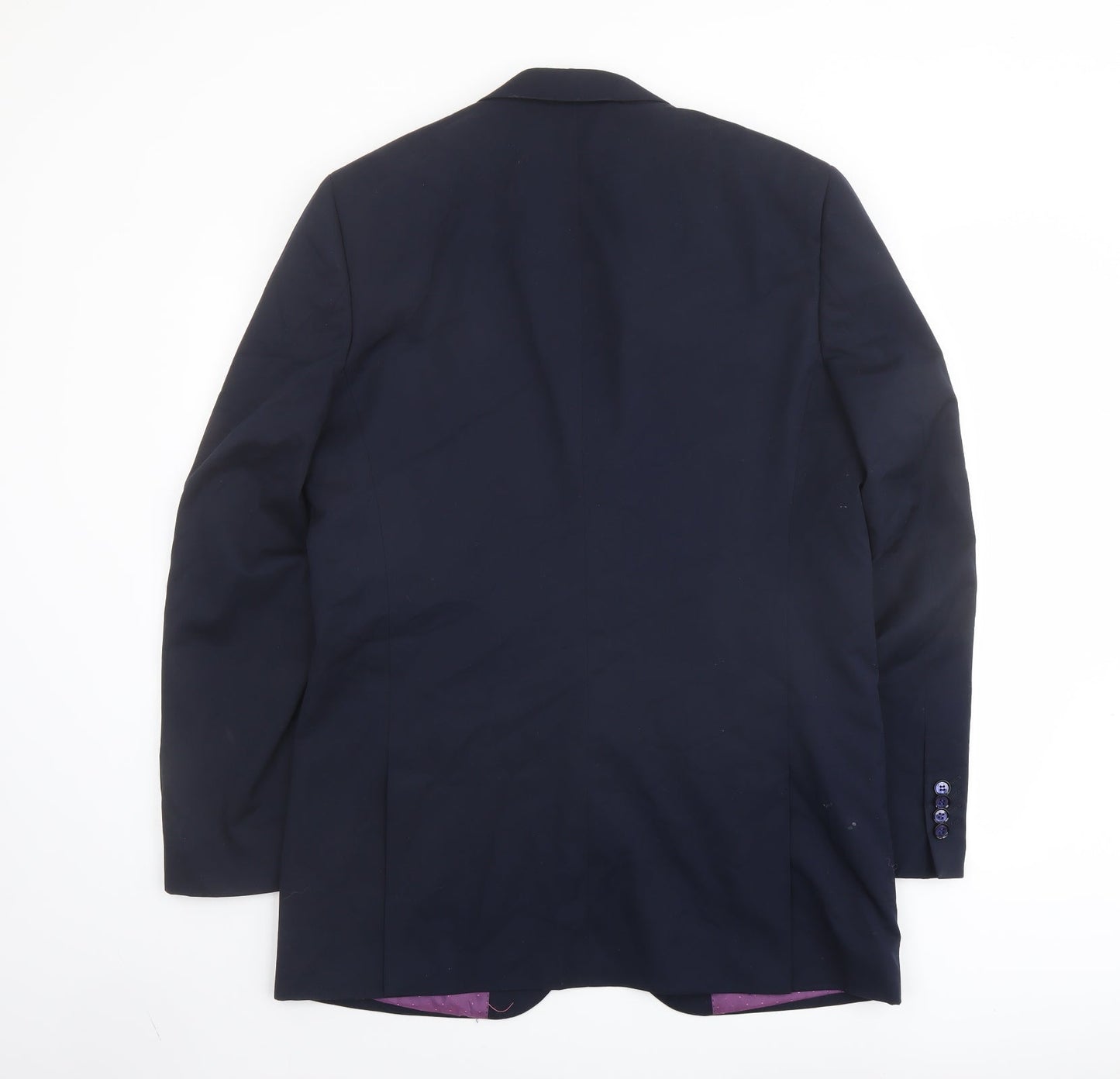 Mens UK Size 40 Greenwoods Regular Blue Suit Jacket