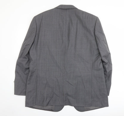Mens UK Size 46 Brook Taverner Regular Grey Suit Jacket