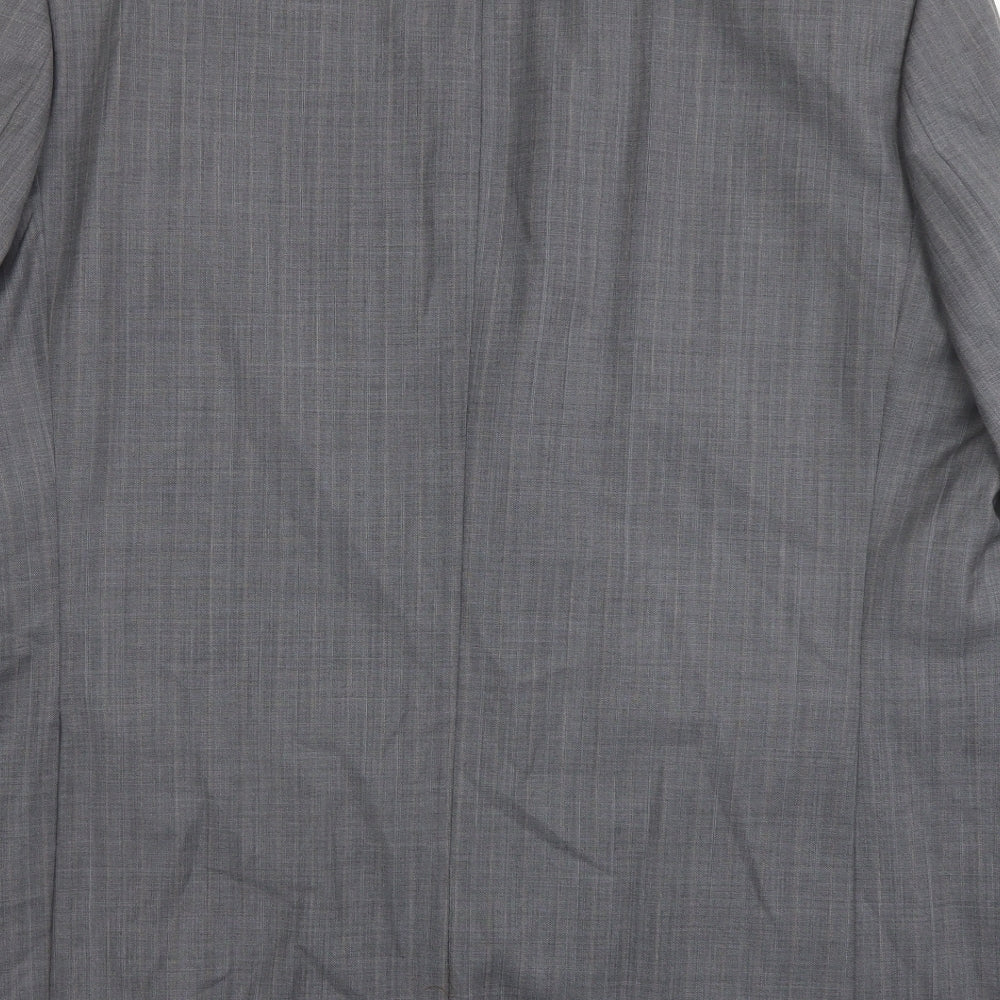 Mens UK Size 46 Brook Taverner Regular Grey Suit Jacket