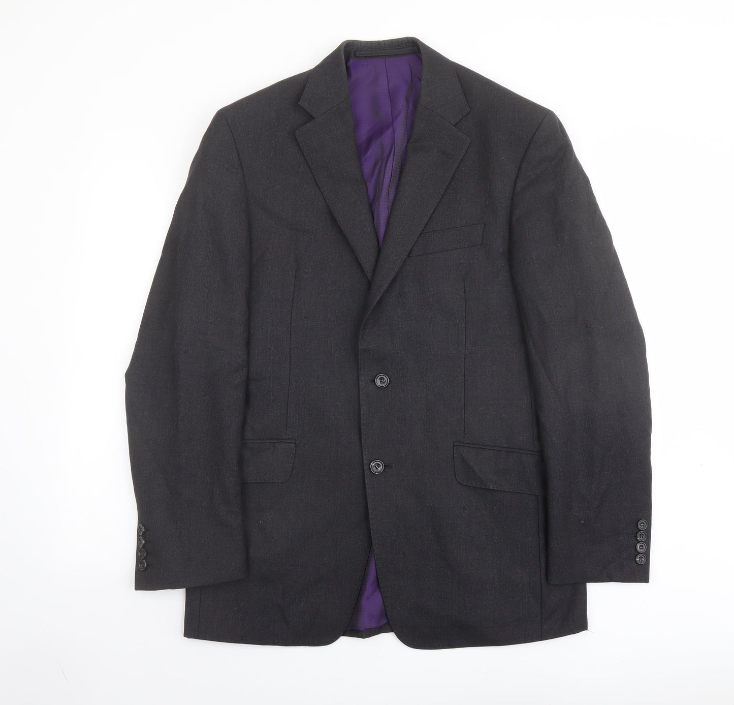 Mens UK Size 38 Marks and Spencer Regular Grey Suit Jacket