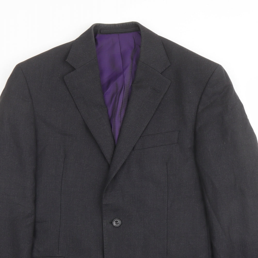 Mens UK Size 38 Marks and Spencer Regular Grey Suit Jacket